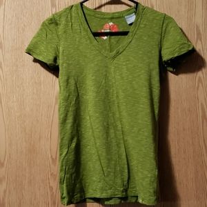Green athletic v-neck- Nike ACG